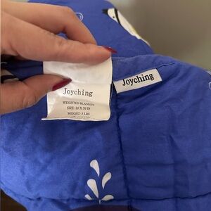 Amazon Blue Weighted Blanket 3lbs